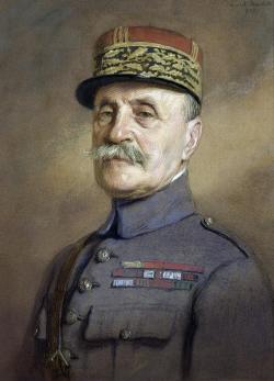 portrait en buste du maréchal FOCH