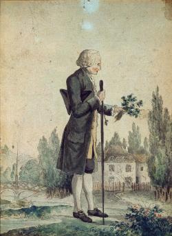 Jean-Jacques Rousseau herborisant à Ermenonville en juin 1778
