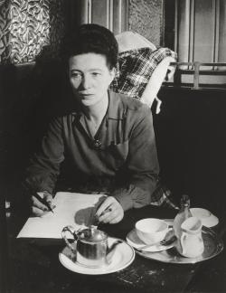 Simone de Beauvoir et Jean-Paul Sartre 