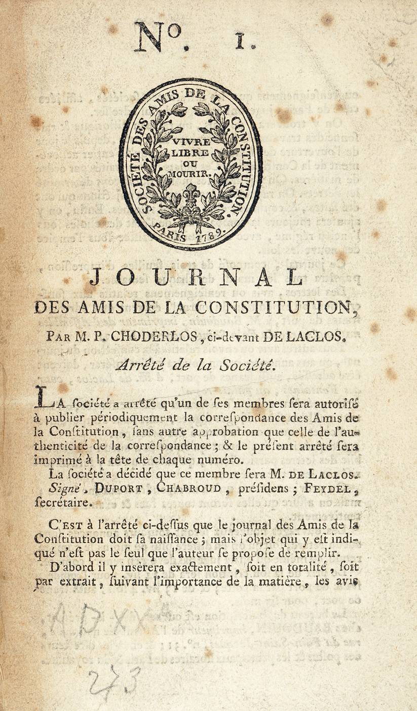 "Journal des Amis de la Constitution"