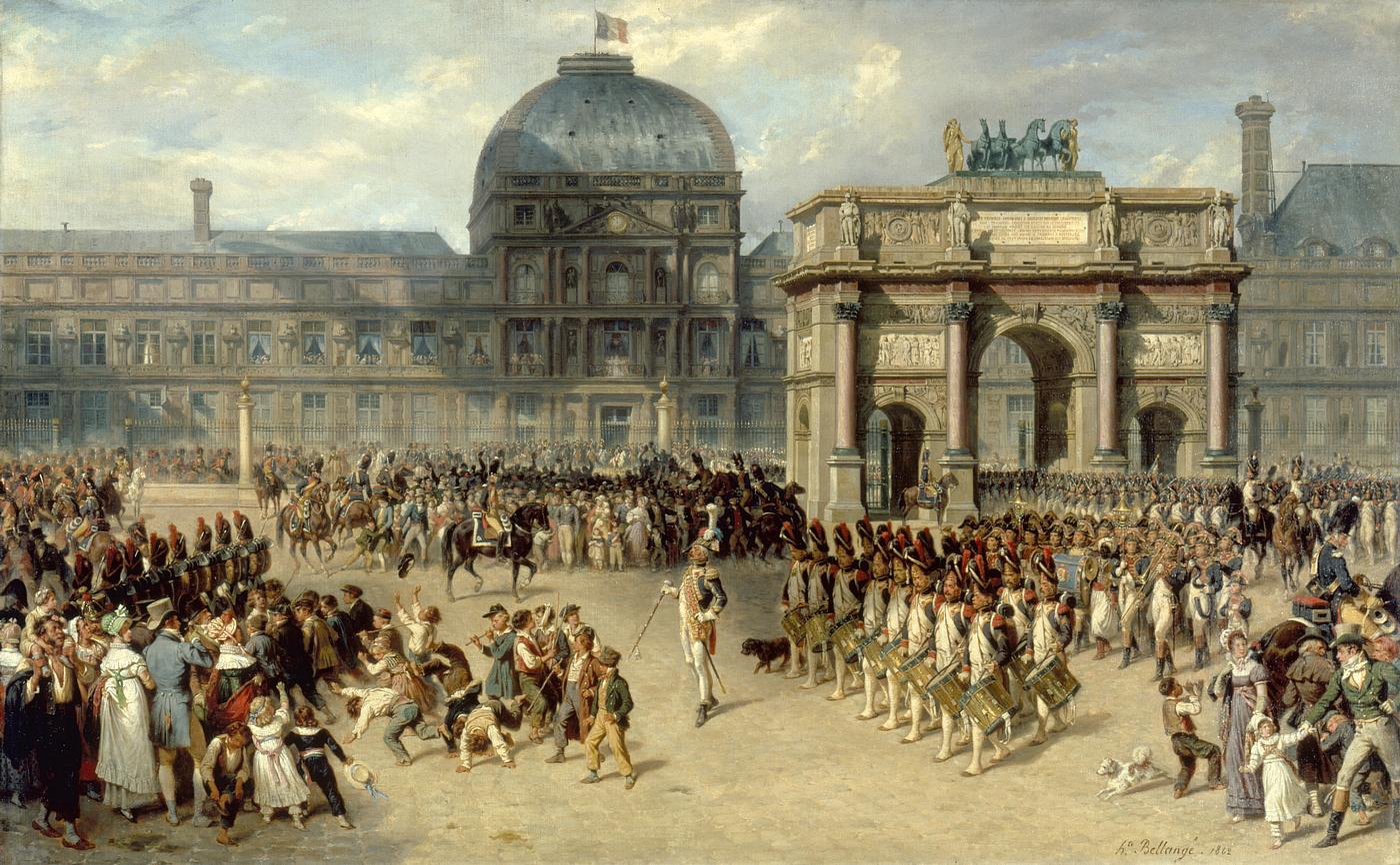 Un jour de revue sous l'Empire (1810)