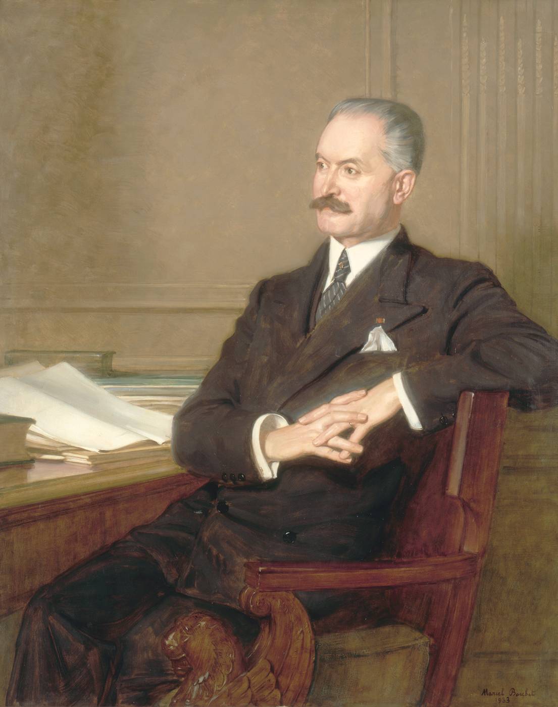 Albert Lebrun (1871-1950) président de la République Française.