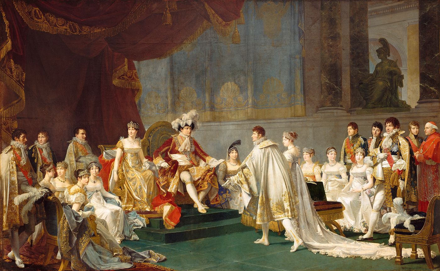 Signature du contrat de mariage du prince Jérôme Bonaparte et de Frédérique-Catherine de Wurtemberg.