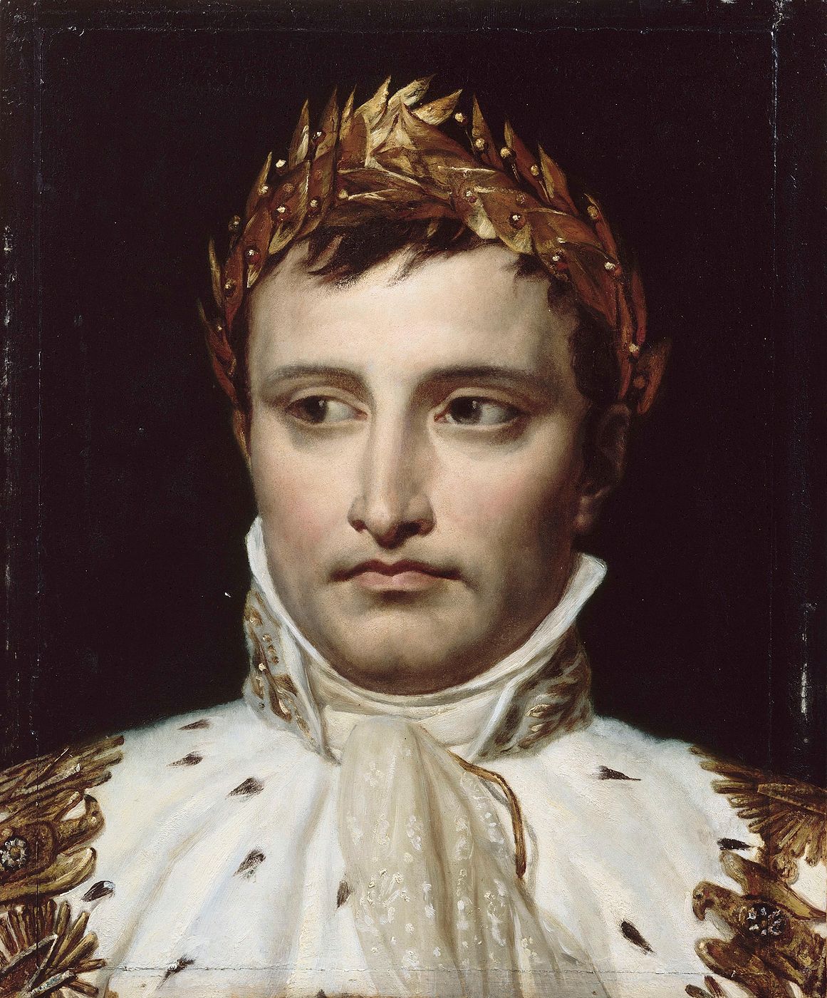 Étude de Tête pour un portrait de Napoléon Ier en costume de Sacre.