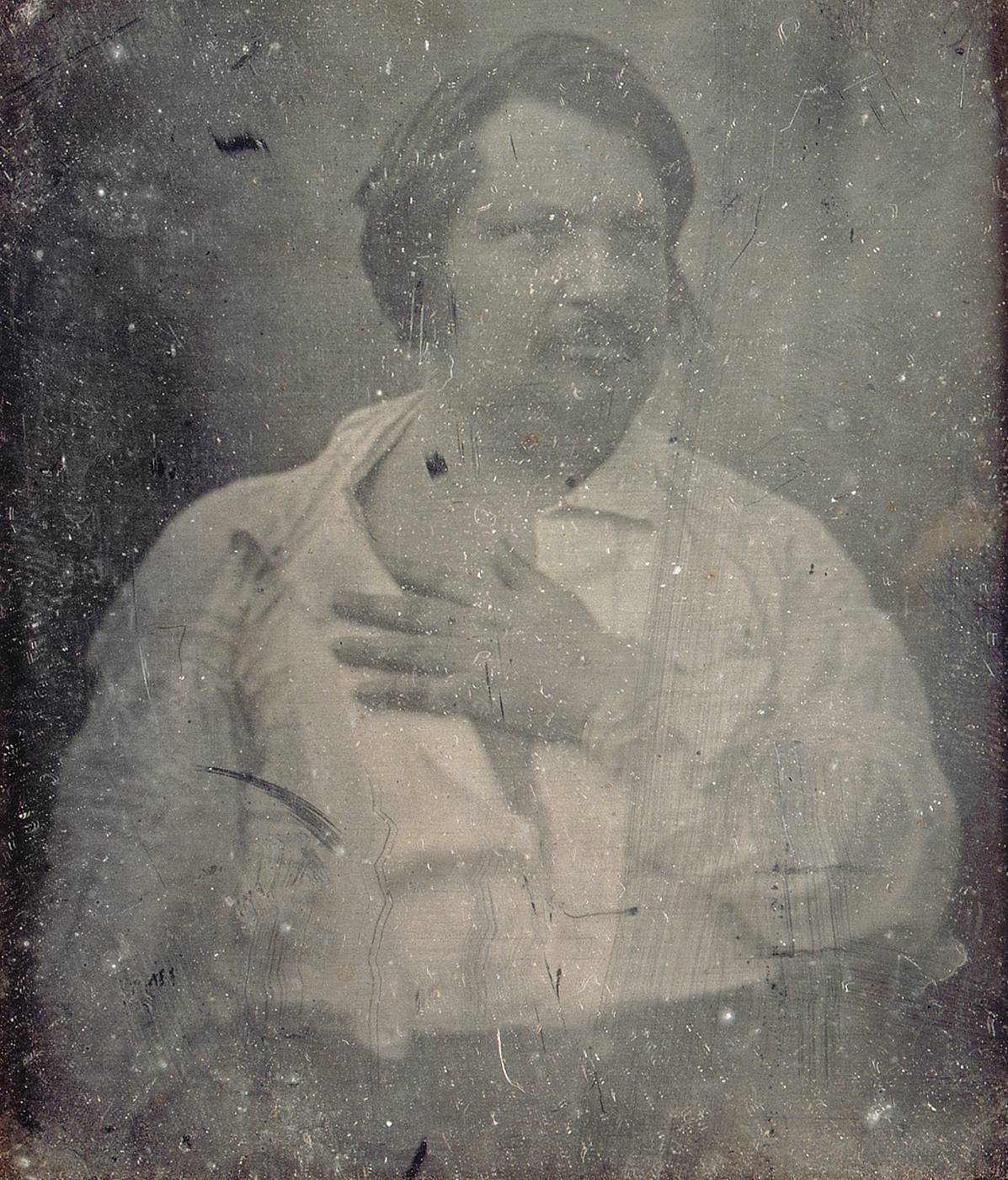 Portrait d’Honoré de Balzac. BISSON Louis-Auguste (1814 - 1876)