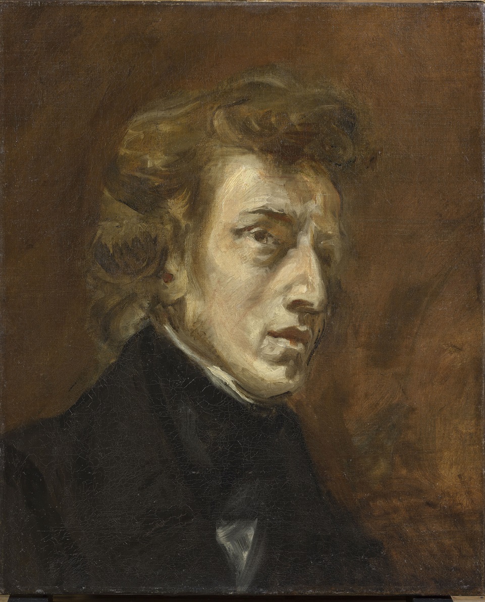 Frédéric Chopin. Eugène DELACROIX (1798 - 1863)
