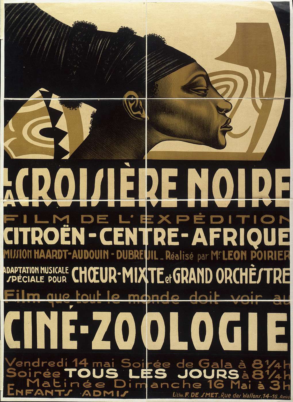 La Croisière noire, film de l'exposition Citroën-Centre-Afrique.