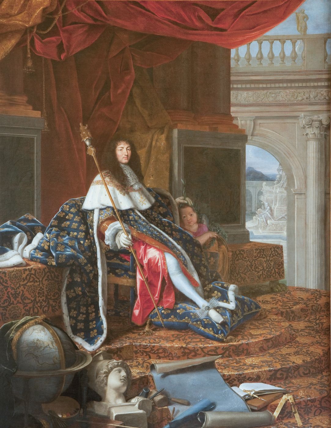 Louis XIV protecteur de l'Académie Royale de Peinture et de Sculpture Henri TESTELIN
