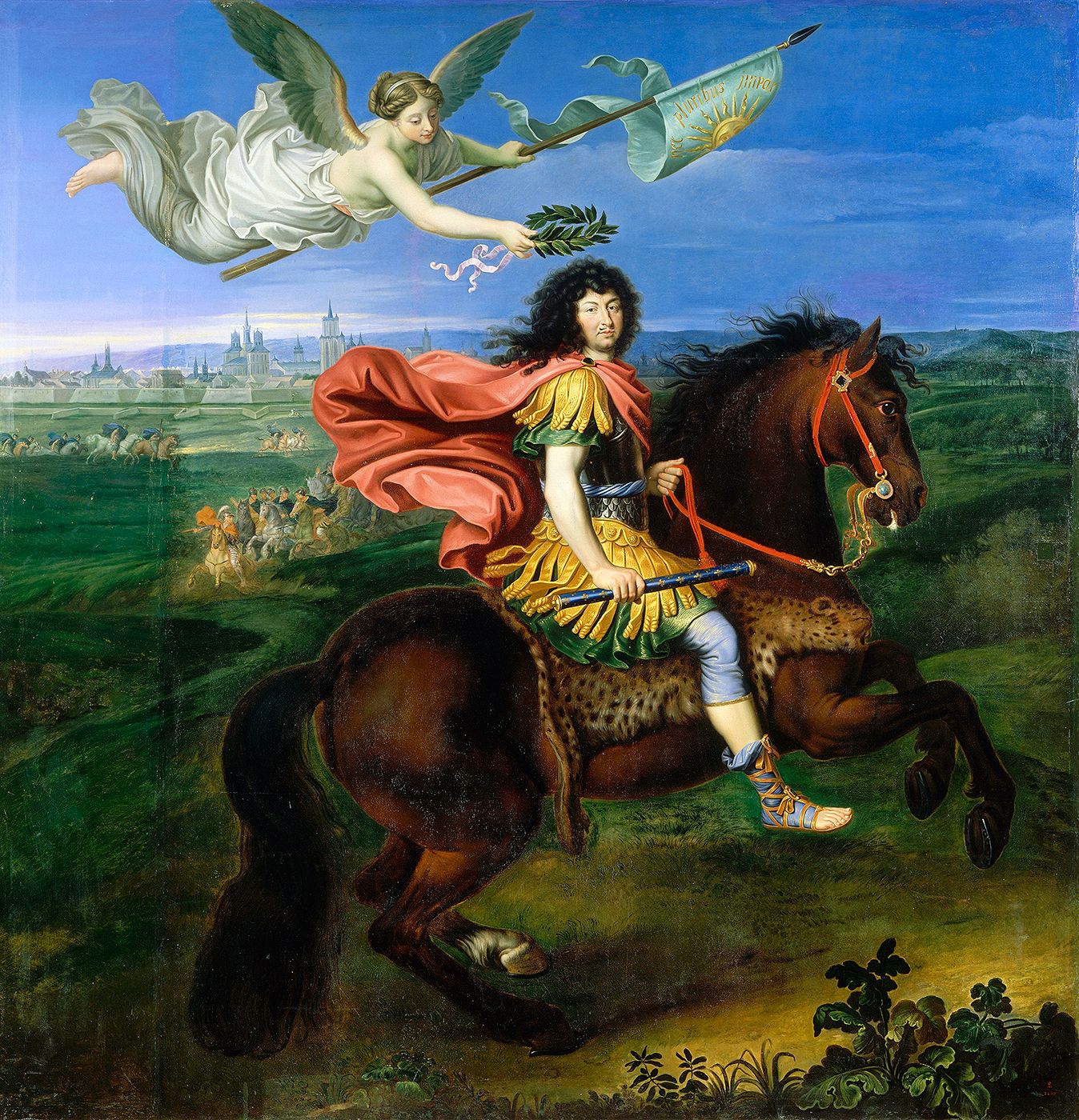 Louis XIV couronné par la Victoire Histoire analysée en images et