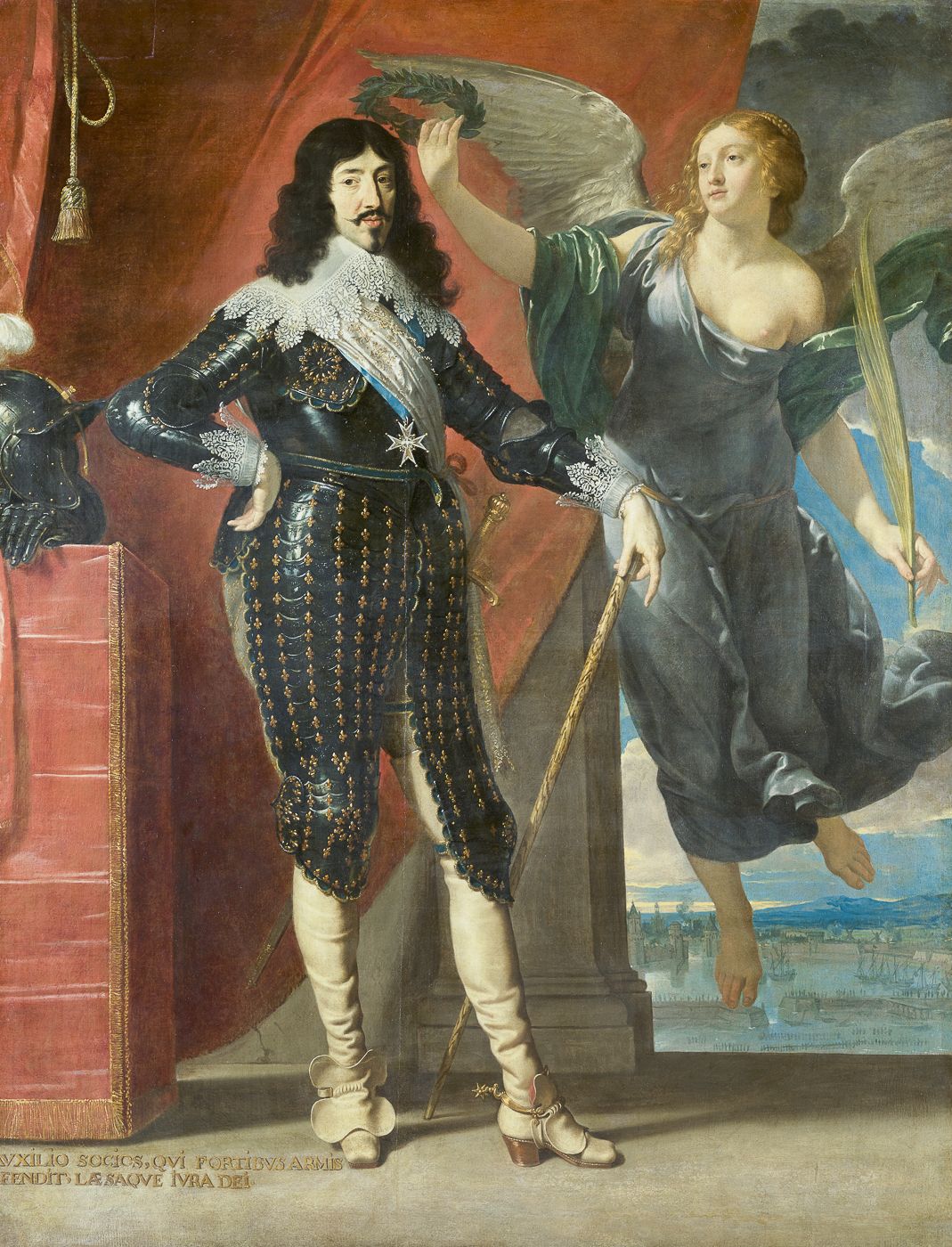 Louis XIII, roi de France, couronné par la Victoire Philippe de CHAMPAIGNE (1602 - 1674)