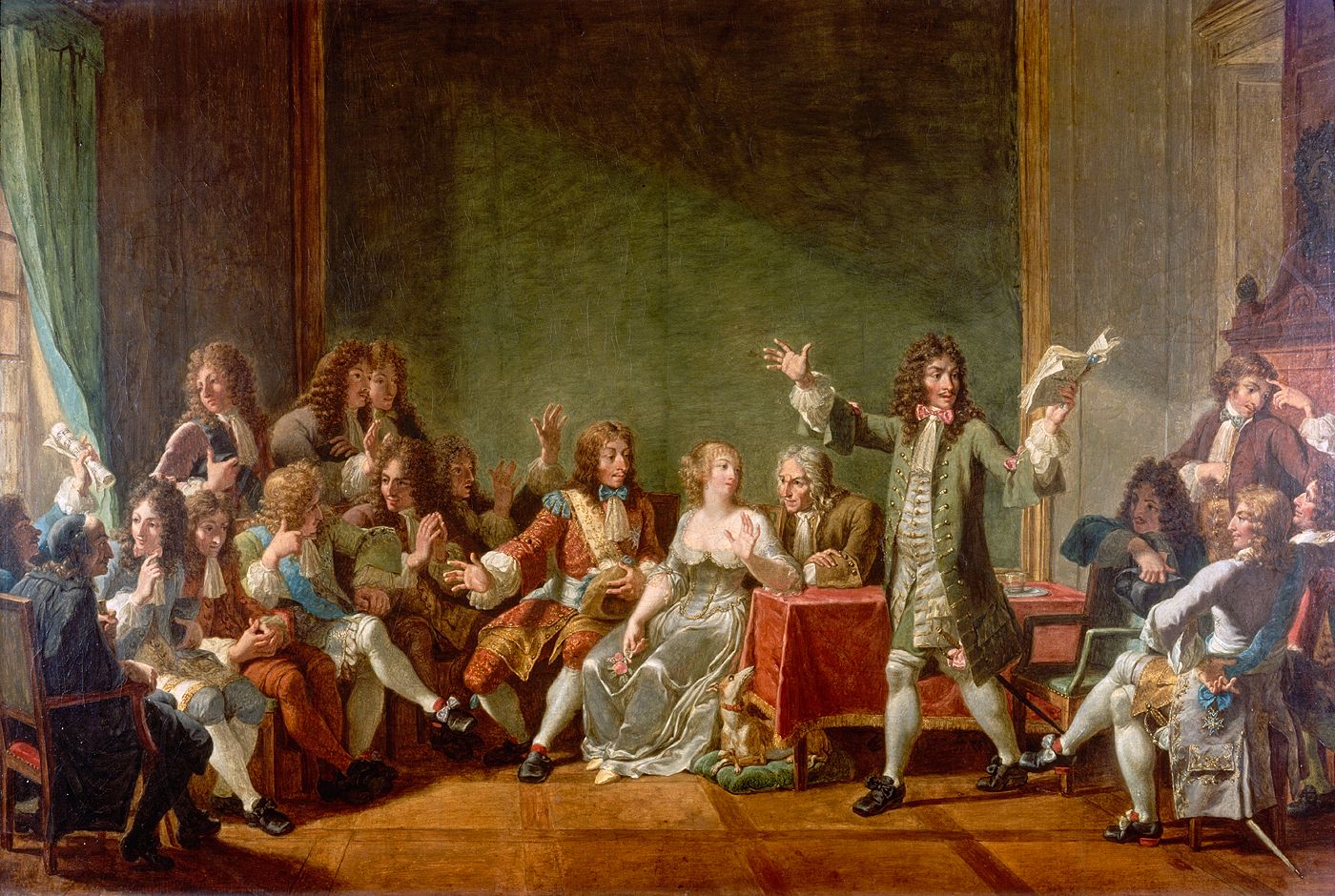 Molière lisant Tartuffe chez Ninon de Lenclos.