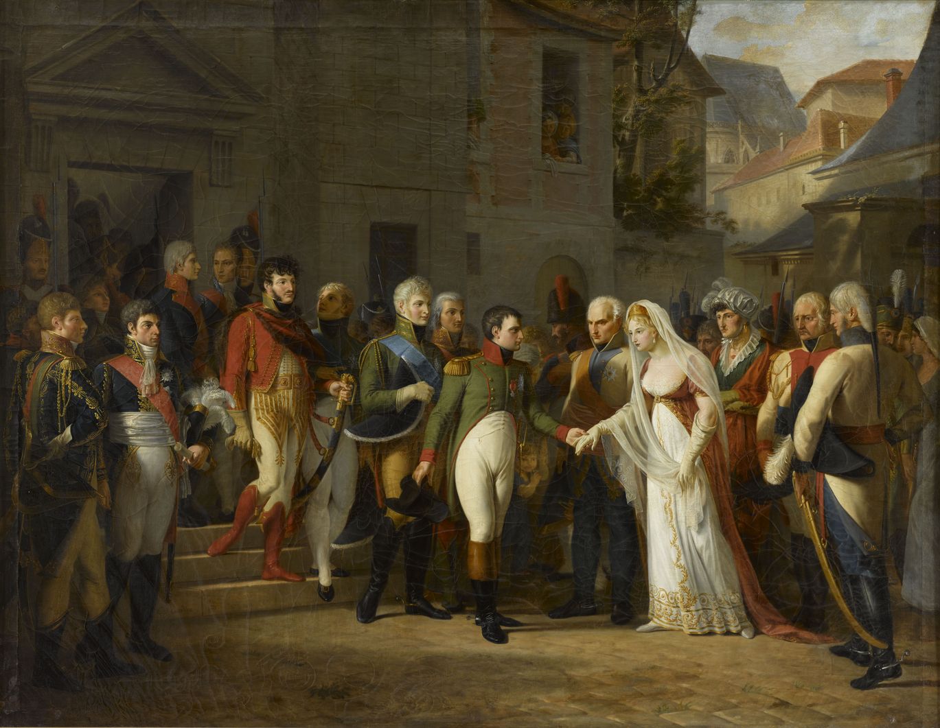 Napoléon Ier reçoit la reine de Prusse à Tilsitt, 6 juillet 1807