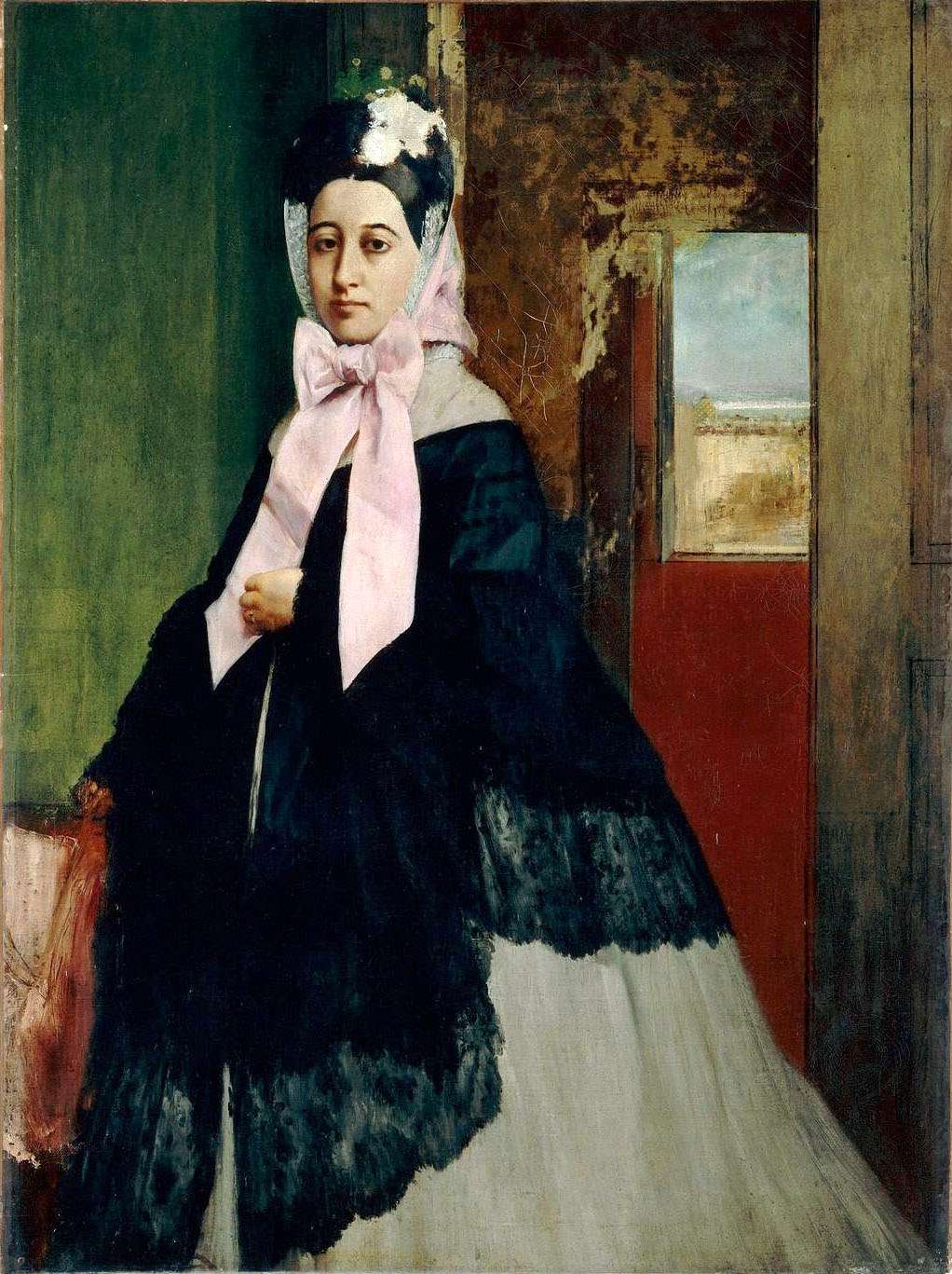  La Femme à la potiche.Edgar DEGAS (1834 - 1917) 