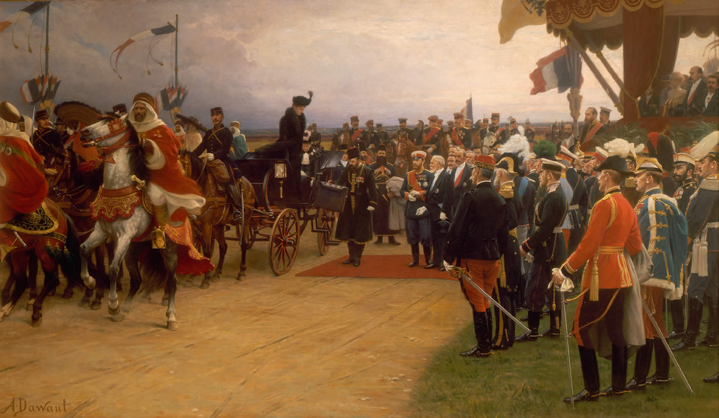 Visite officielle des souverains russes en France en 1901.