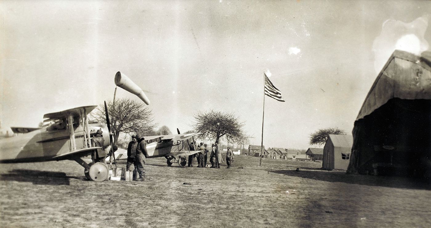 Aérodrome à Ham, 1917.