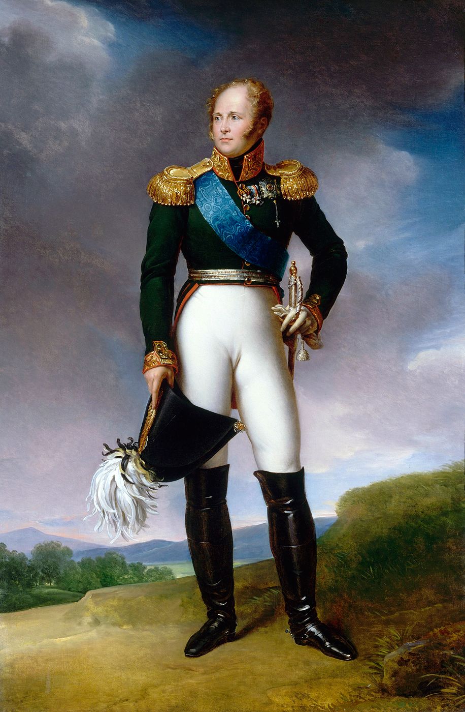 Portrait d'Alexandre Ier, tsar de Russie.