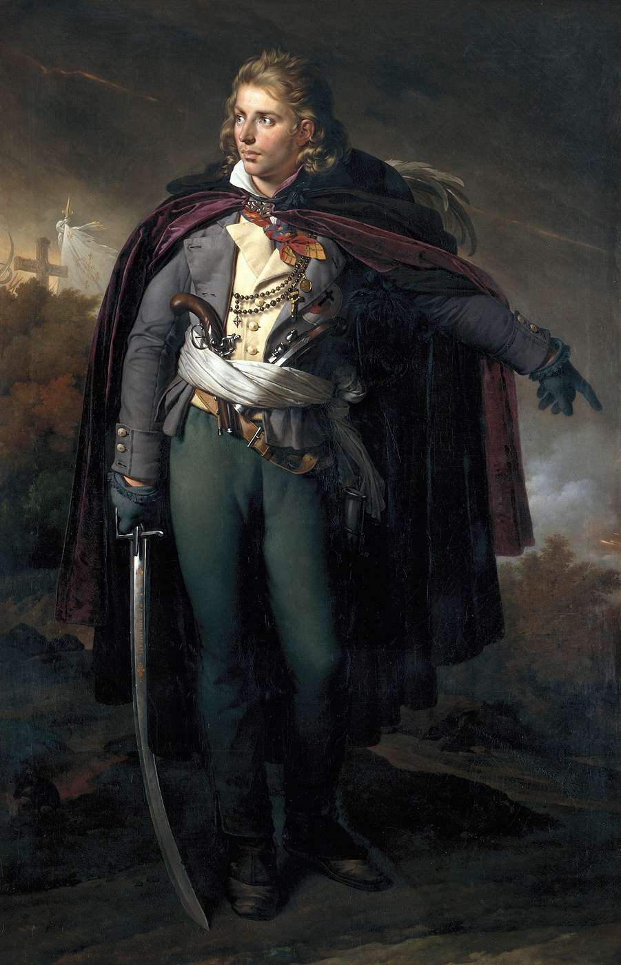 Jacques Cathelineau (1759-1793), généralissime vendéen. Anne Louis GIRODET DE ROUCY TRIOSON (1767 - 1824)