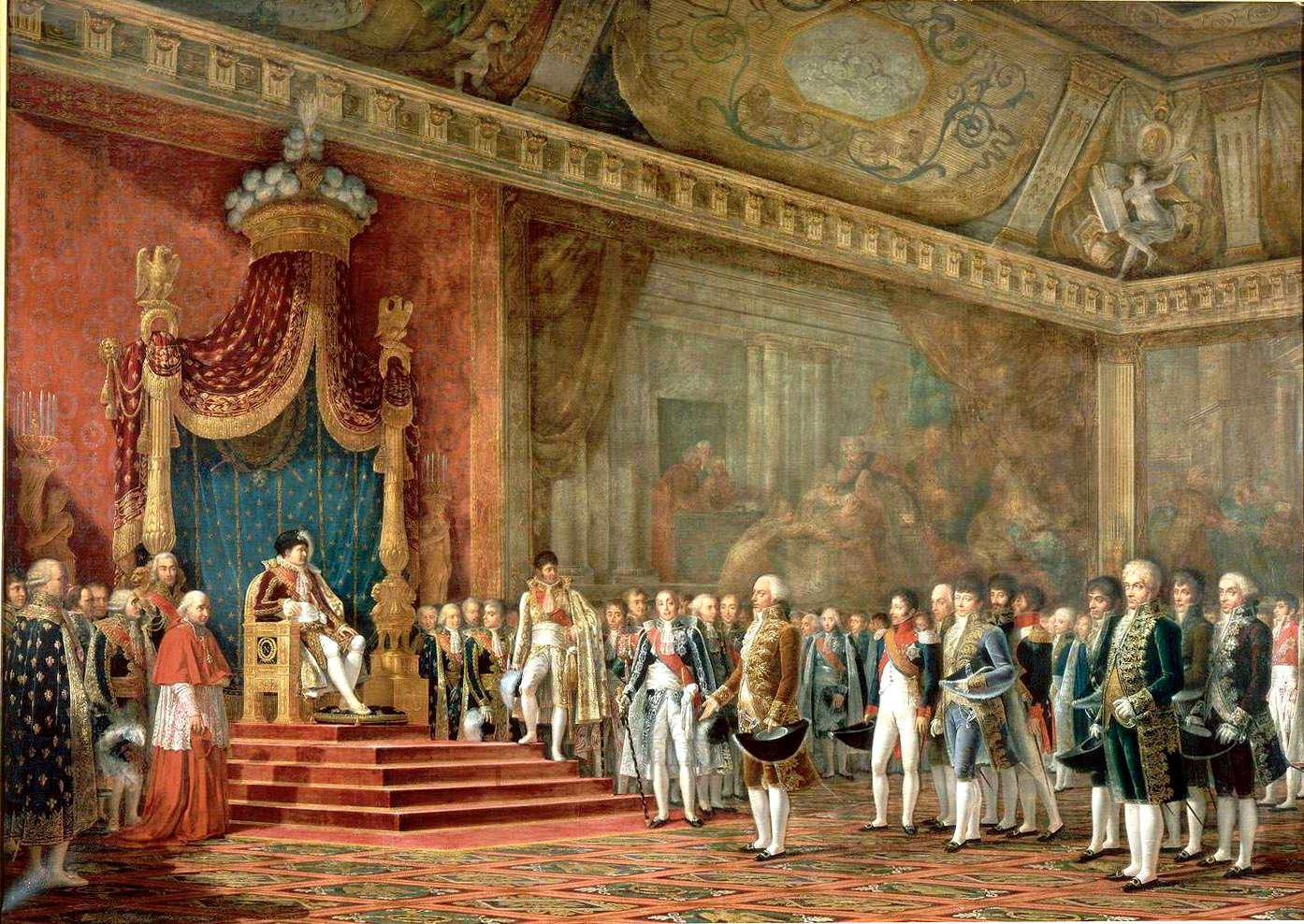 La Députation du Sénat romain offrant ses hommages à Napoléon.16 novembre 1809
