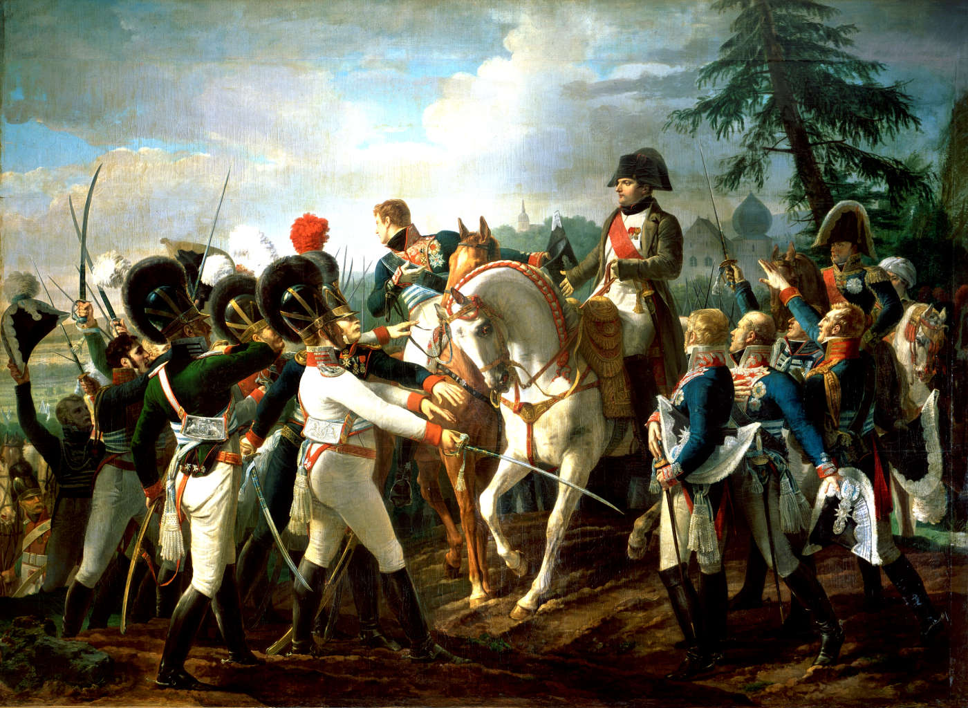 Napoléon Ier à Abensberg, 20 avril 1809