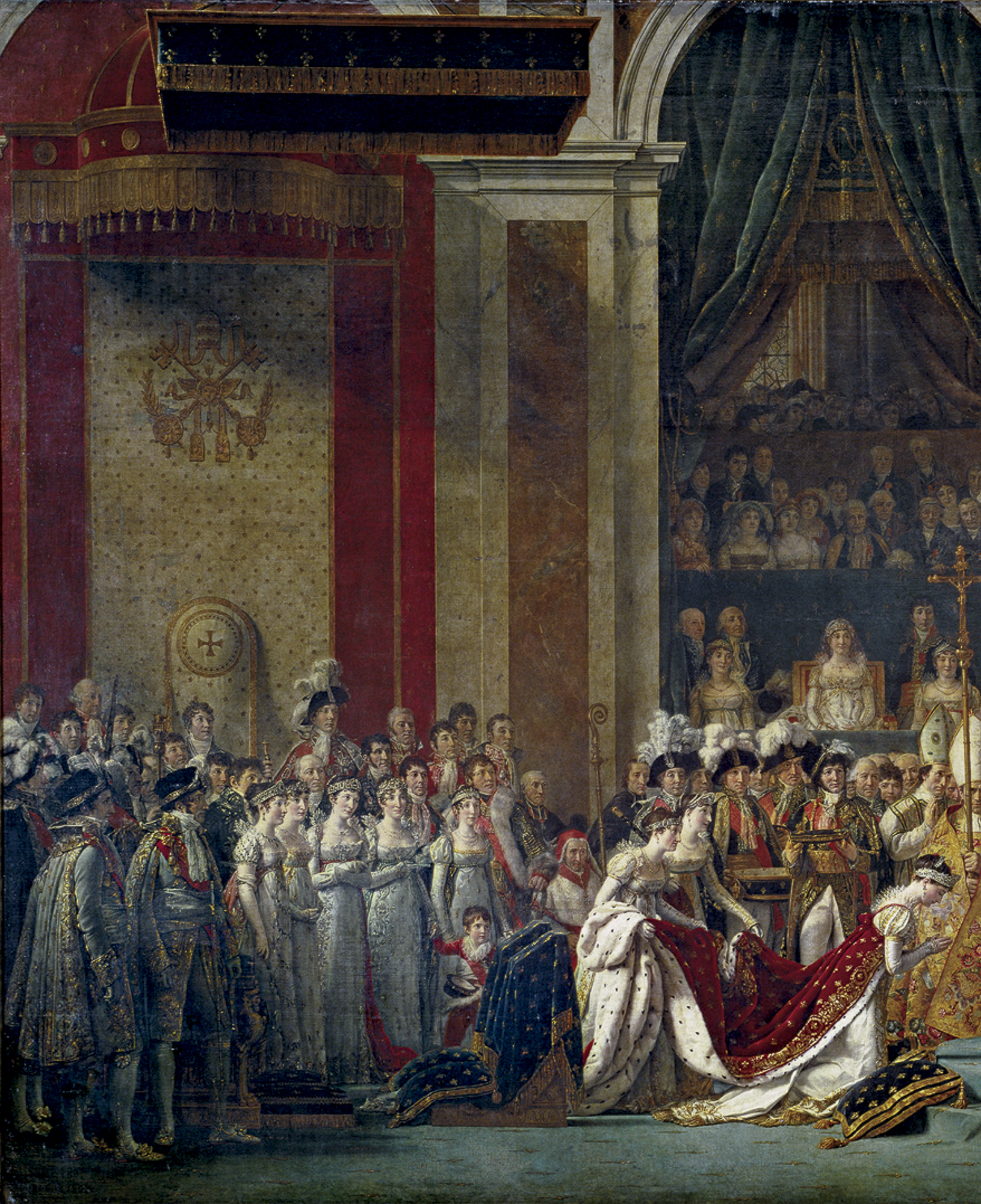 Sacre de l'empereur Napoléon et couronnement de l'impératrice Joséphine