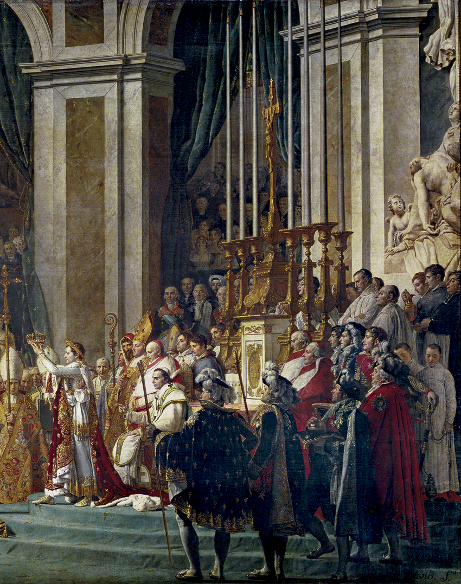 Sacre de l'empereur Napoléon et couronnement de l'impératrice Joséphine