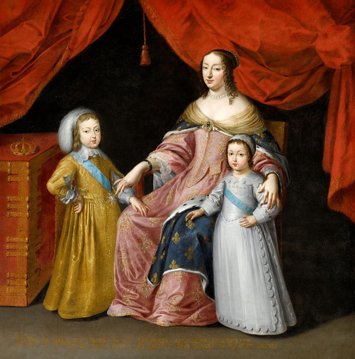 Anne d'autriche, reine de France et ses enfants