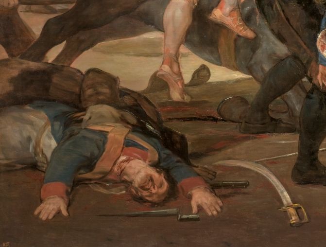 Deux mai 1808 à Madrid - Francisco Goya -Détail 1