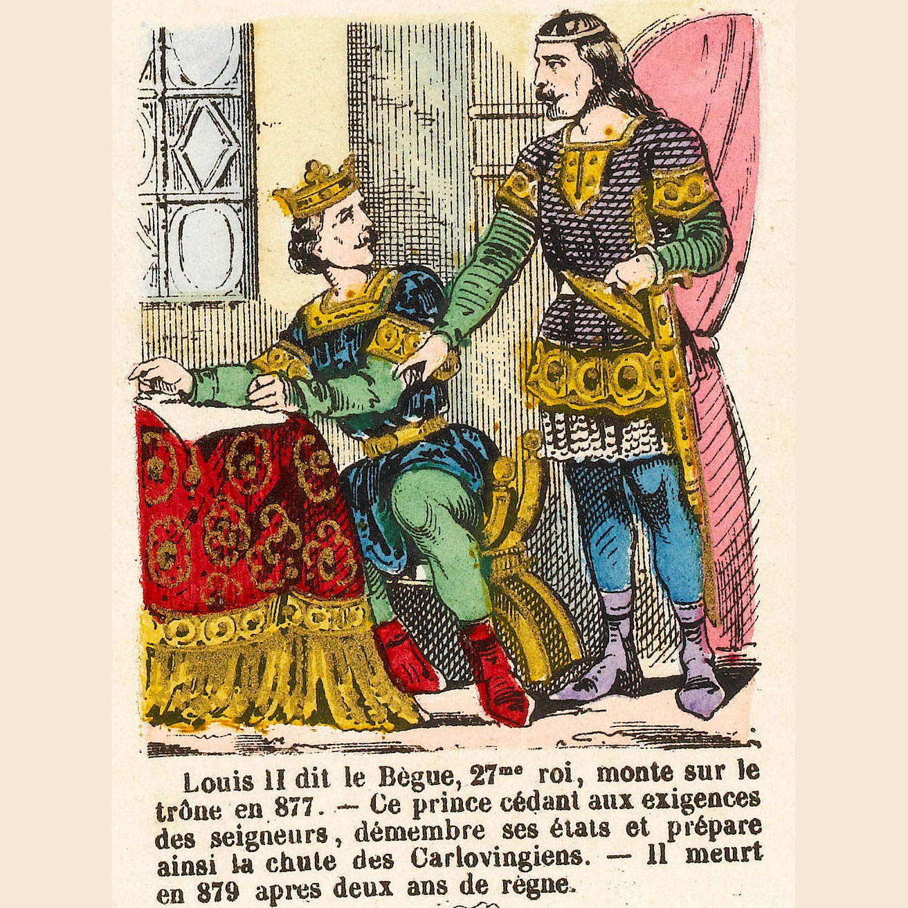 Histoire de France. (2eme Race). Pl. 4