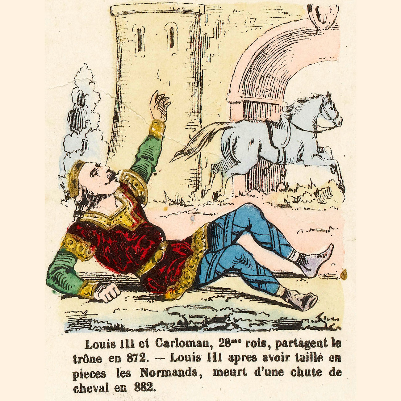 Histoire de France. (2eme Race). Pl. 4