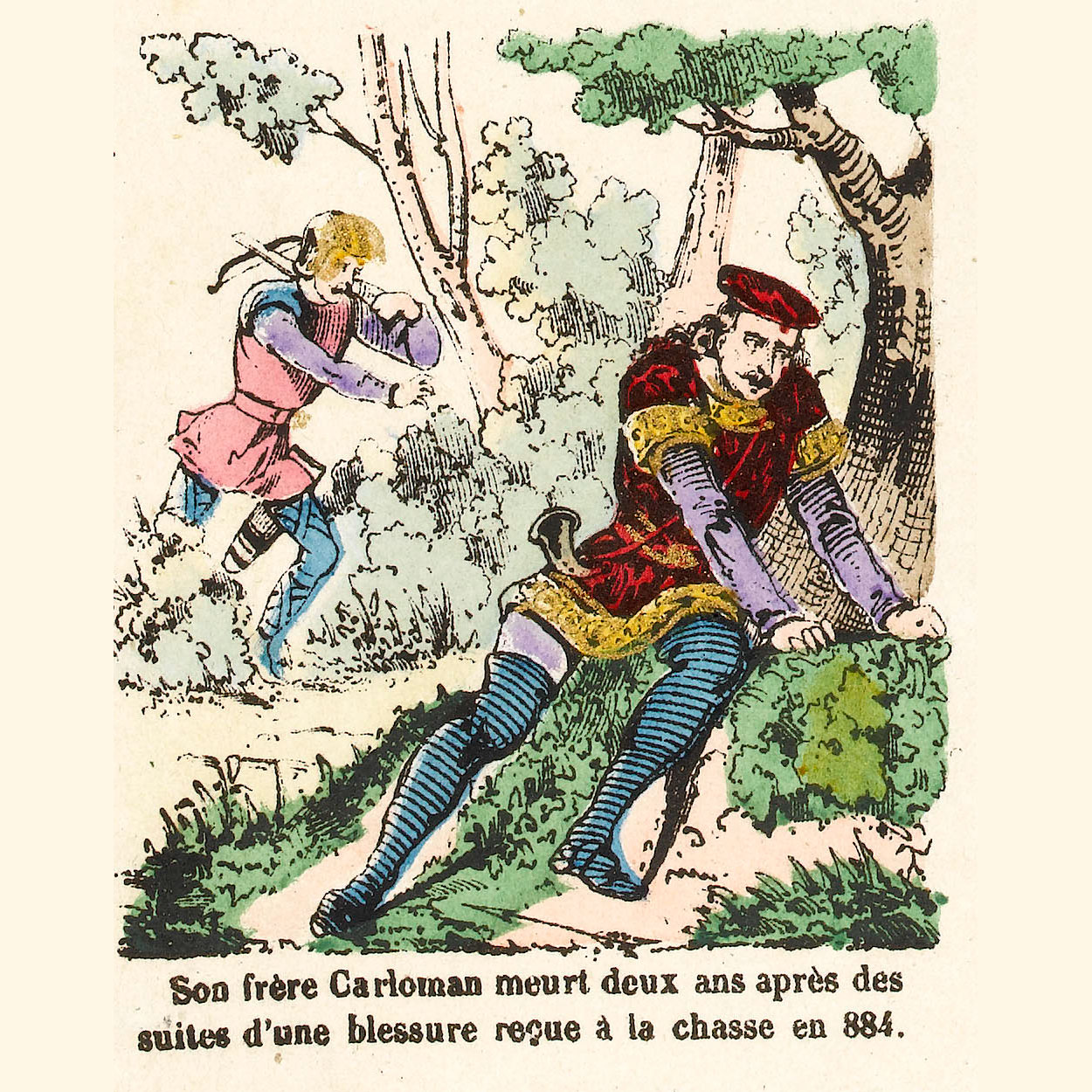 Histoire de France. (2eme Race). Pl. 4