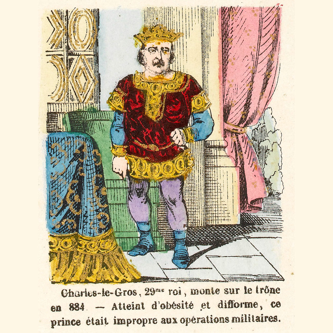 Histoire de France. (2eme Race). Pl. 4