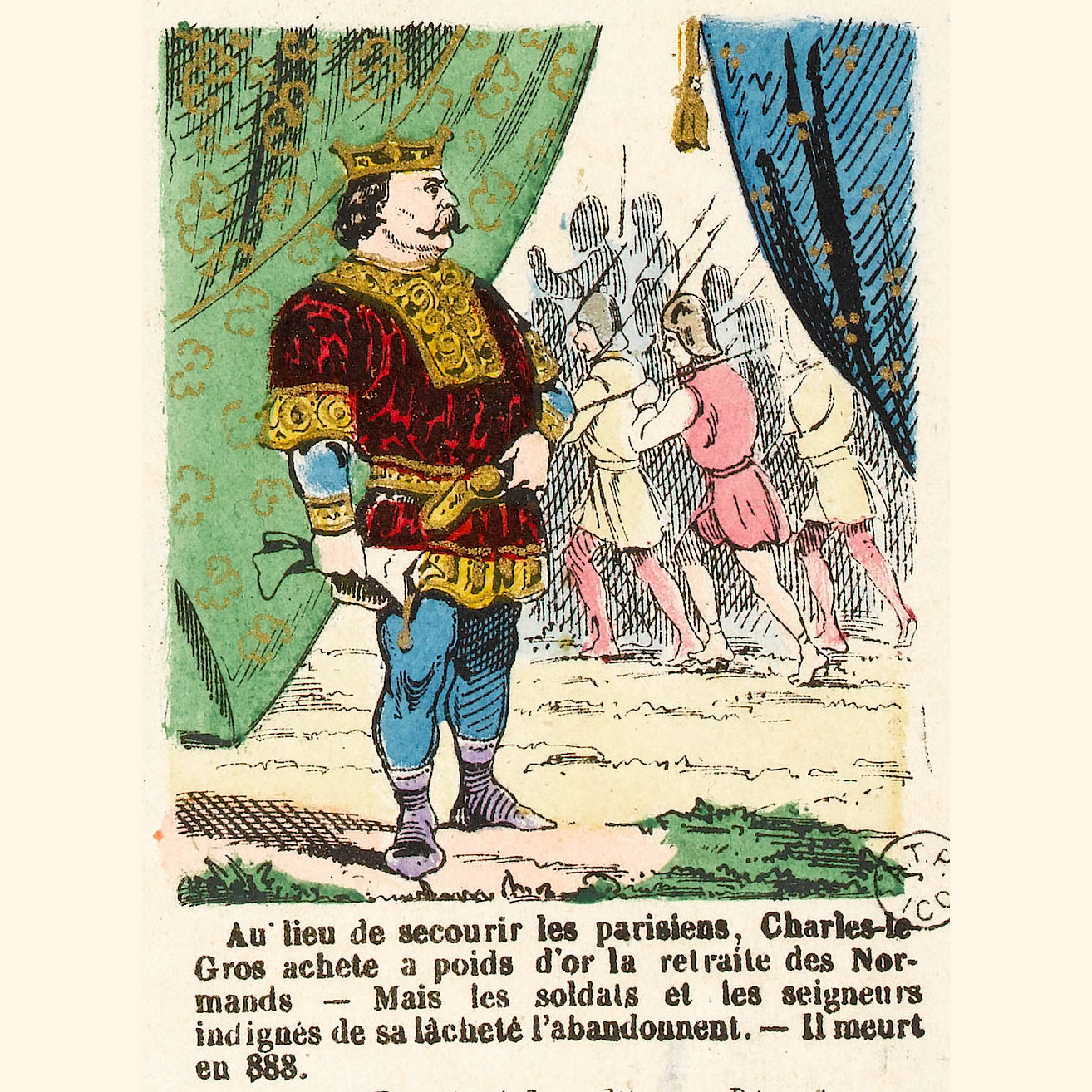 Histoire de France. (2eme Race). Pl. 4