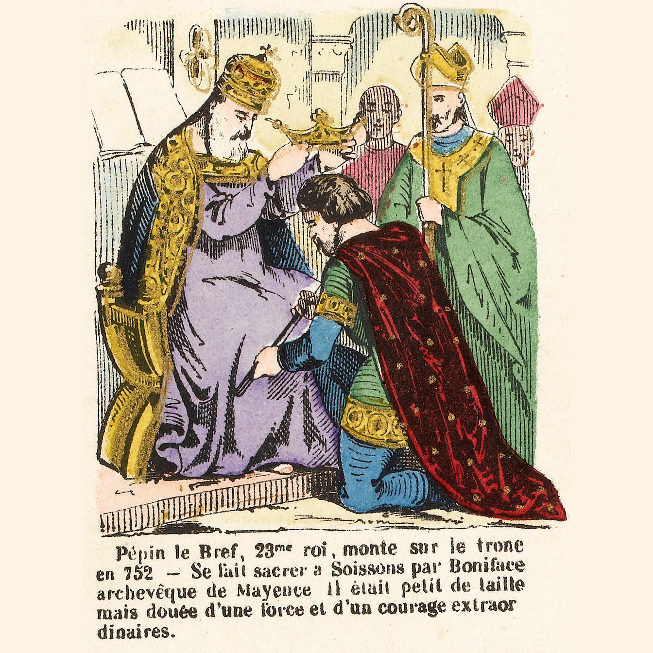 Histoire de France. (2eme Race). Pl. 4