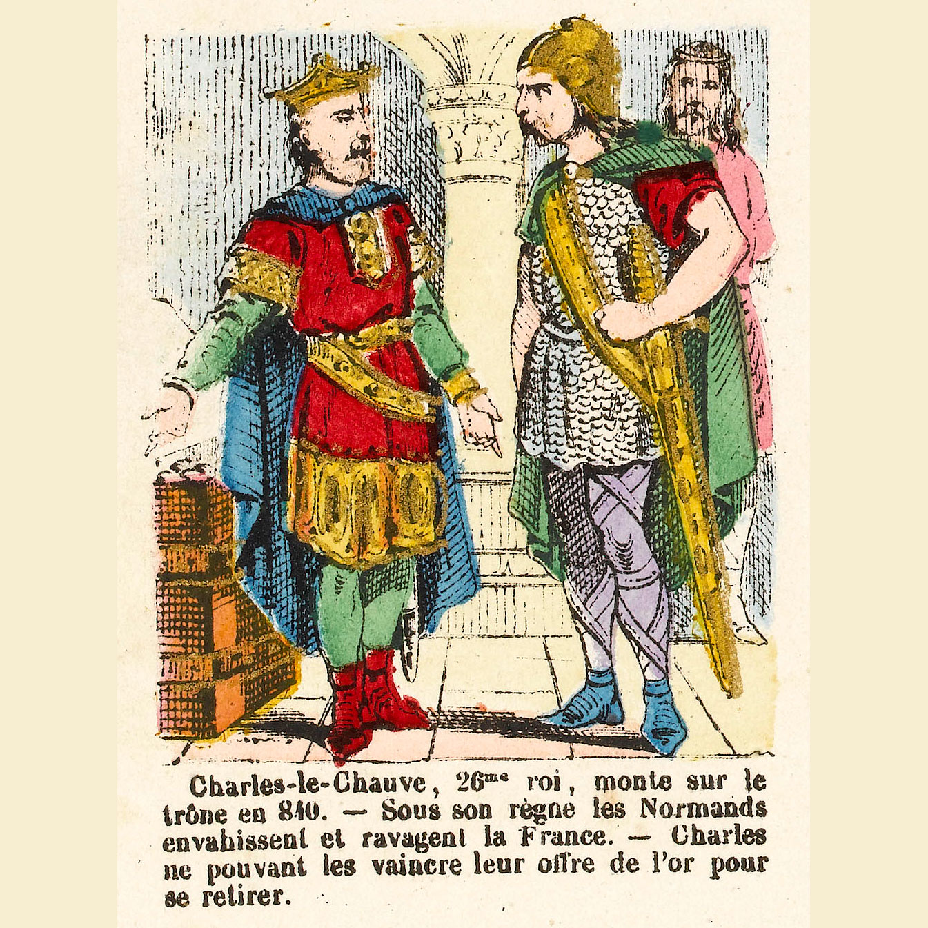 Histoire de France. (2eme Race). Pl. 4