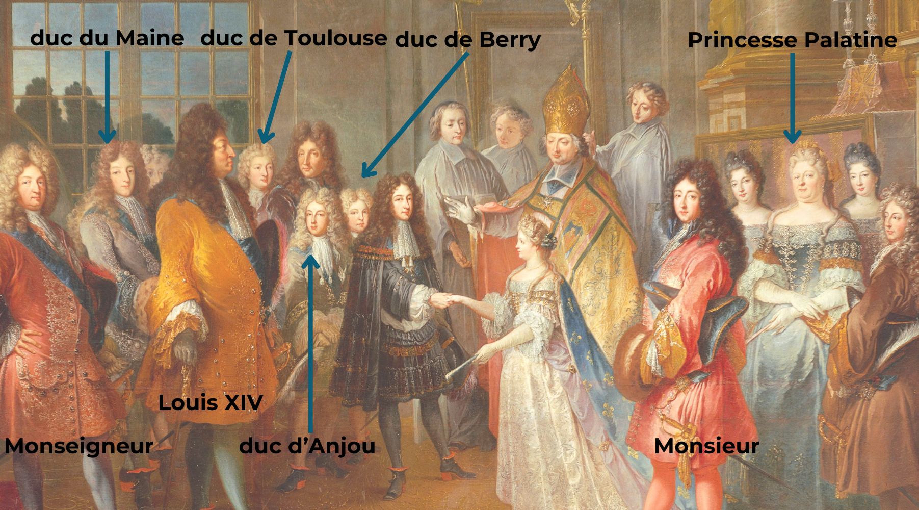 mariage princier à Versailles