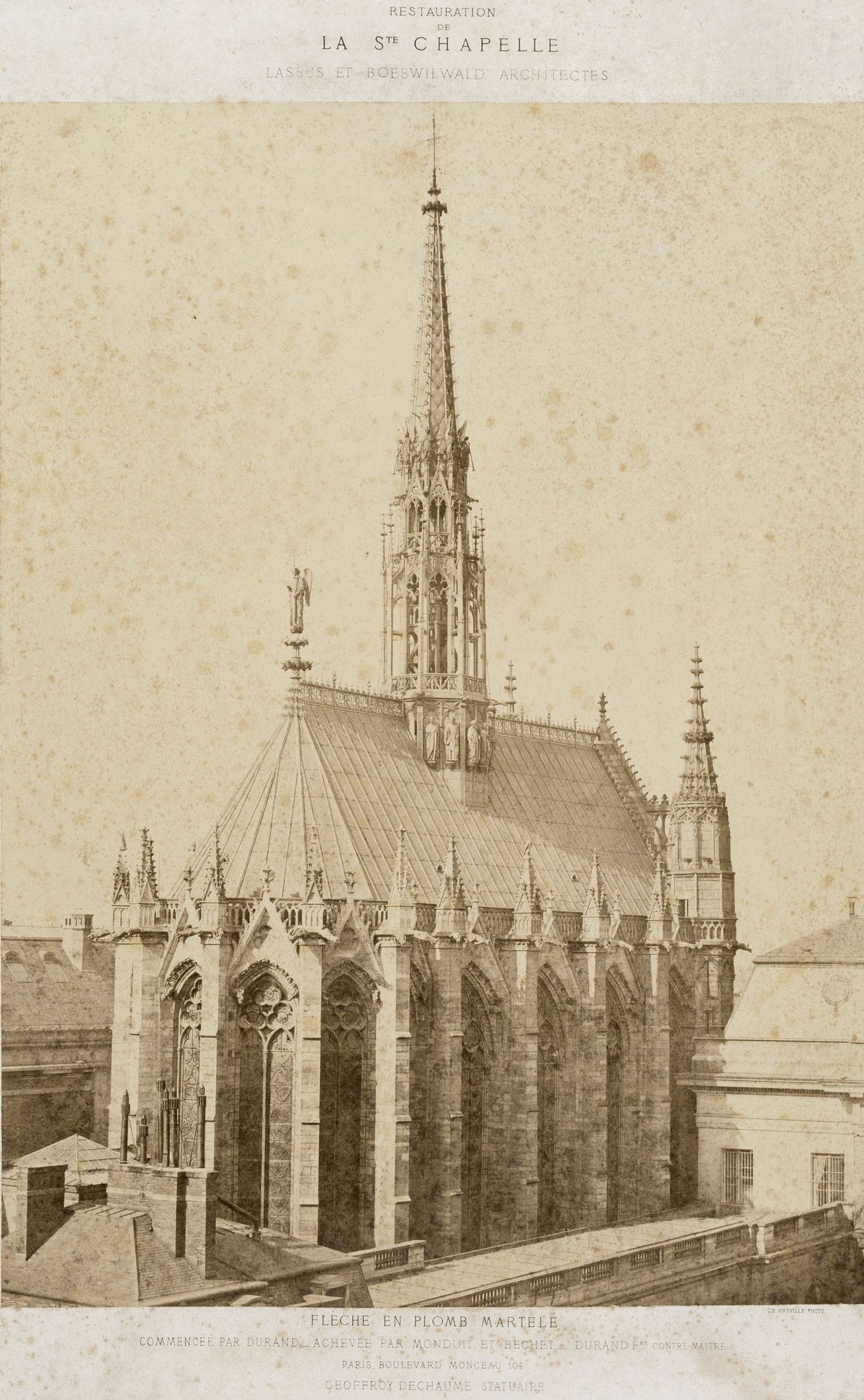 chevet de la Sainte-Chapelle 