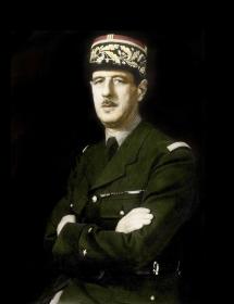 Portrait de Charles de Gaulle à Londres, 1940