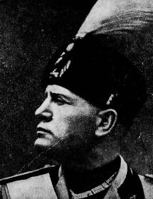 Portrait Mussolini