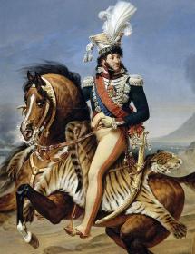 Portrait d'un homme en uniforme à cheval