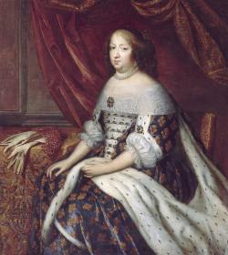 Portrait de la reine Anne d'Autriche ne habit de sacre