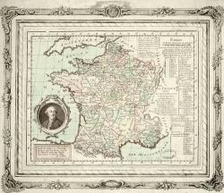 La carte de France de 1789