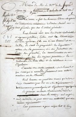 Motion de M. le marquis de La Fayete relativement à la Déclaration des droits de l'homme