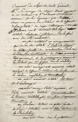 L’inventaire des documents de Marat après son décès livre plusieurs aspects de sa personnalité comme de ses combats incessants.