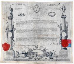 Diplôme de Vainqueur de la Bastille