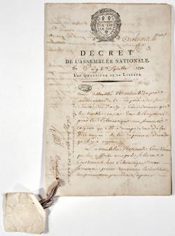 Veto du roi au décret sur les prêtres réfractaires (juin 1792)