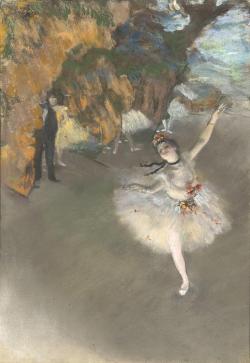 Danseuse Debout, Le Bras Derrière la Tête by Edgar Degas - 10 X 13