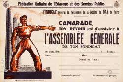 Les réunions syndicales