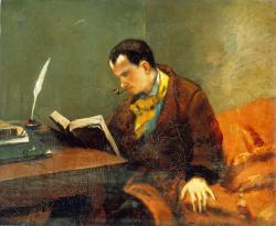 Portrait de Baudelaire - Gustave Courbet