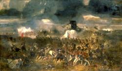 La bataille de Waterloo. 18 juin 1815