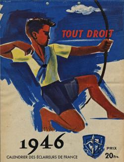 Le calendrier 1946 des Éclaireurs de France